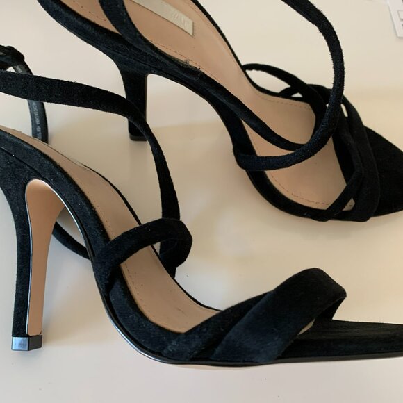 SUEDE LEATHER SANDALS - OPEN STRAPPY IN SIZE 39 - BRAND NEW - Picture 2 of 5